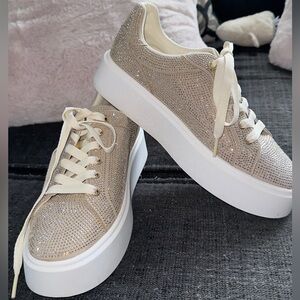 Michael Kors Women's Sparkling Champagne Sneakers